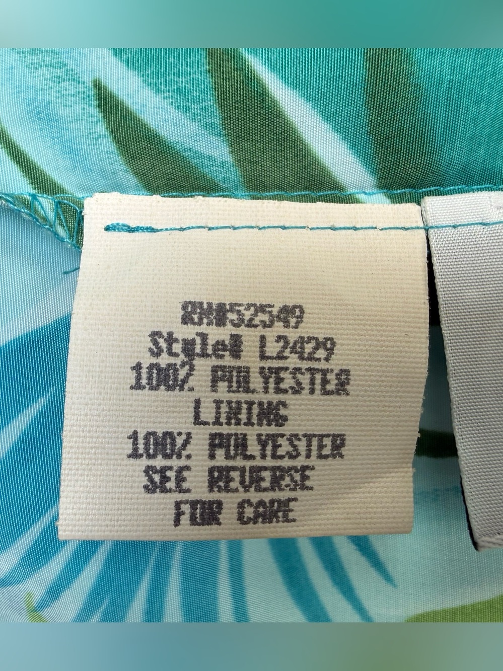 Laundry by Shelli Segal Dress Size 8 Turquoise Floral Sheer Overlay Rhinestone Y - Picture 14 of 16